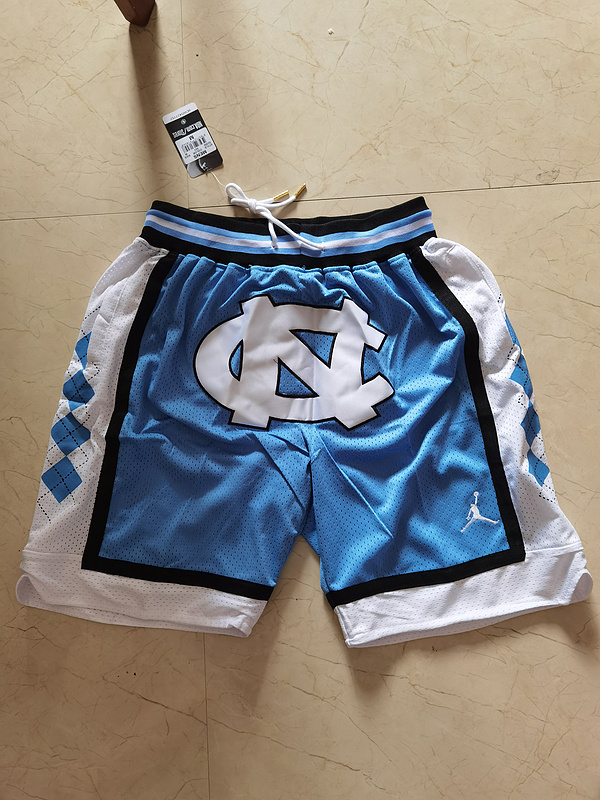 2020 NCAA North Carolina Tar Heels blue shorts->ncaa teams->NCAA Jersey